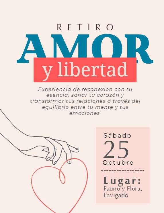 RETIRO: Amor y Libertad ✨ Un día completo para sanar en libertad